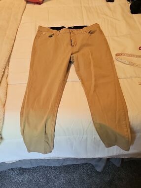 Straight Leg Women's Chino Pants in Tan